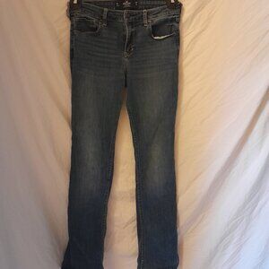 Y2K Vintage 2010 Hollister Low Rise Cali Flare Jeans 7R W28 L32